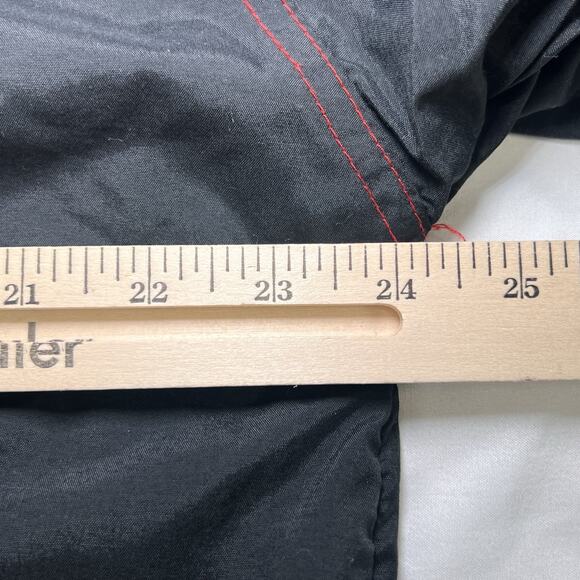 Champion Chicago Bulls Pregame Warm-Up Jacket Size XL Red Black VTG 90s RARE MJ - Picture 9 of 16